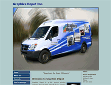 Tablet Screenshot of graphicsdepotinc.com